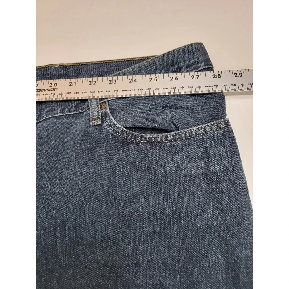 Wrangler Authentics Men's Jeans 58x32 Relaxed Fit Blue Denim Big Tall